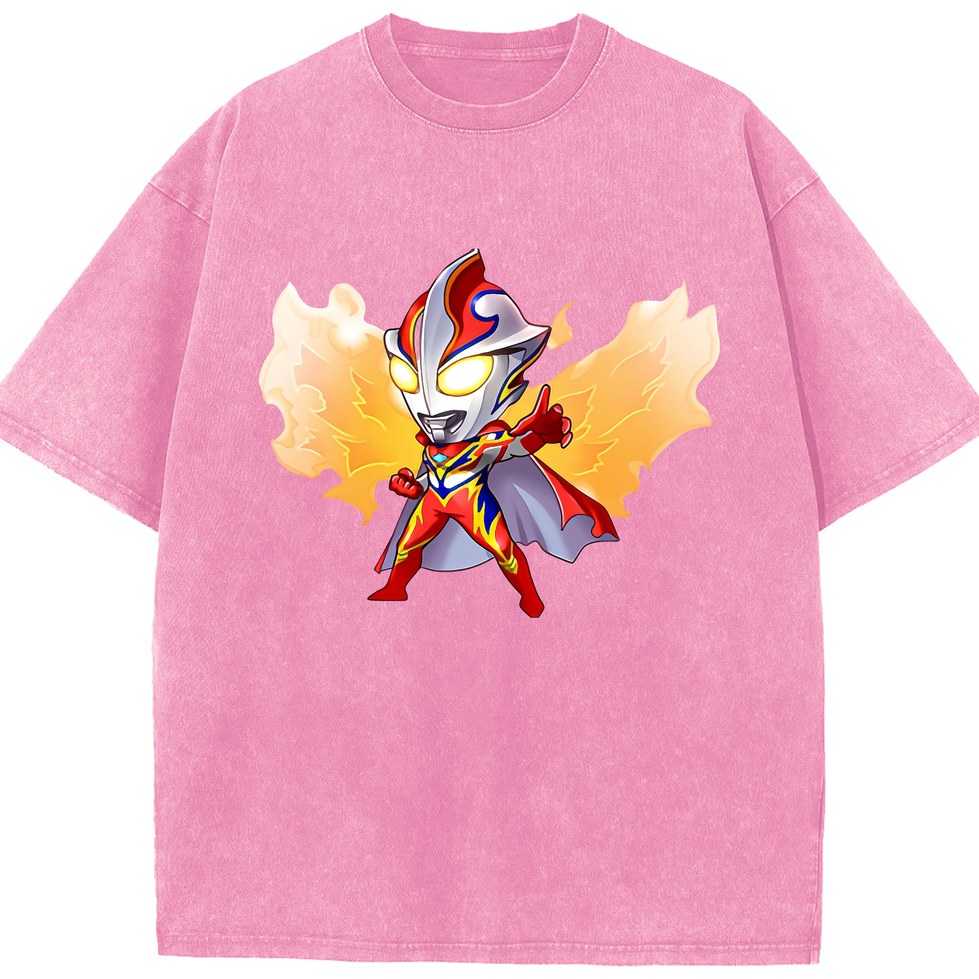 （画像用） ウルトラマン Ultraman 綿100% ヴィンテージ風 半袖Tシャツ（フロントプリント）